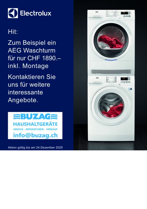 Waschturm AEG!!!! Normaler VP inkl Lieferung 3299.--